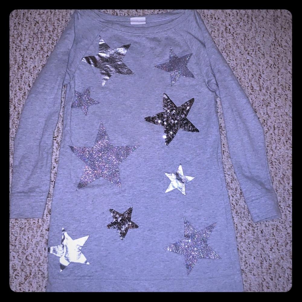 Grey star dress